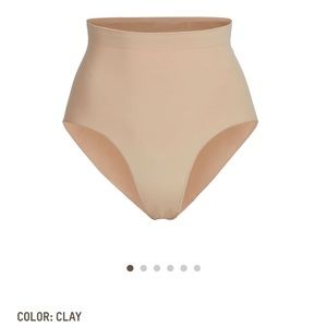Sculpting Mid Waist Brief -Clay